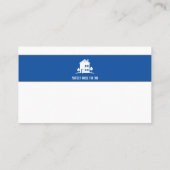 Carte De Visite Architect Studio | Bleu (Dos)