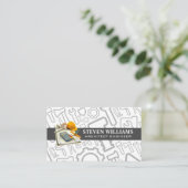 Carte De Visite Architect Tools | Engineer | General Contractor (Debout devant)