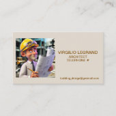 CARTE DE VISITE " ARCHITECTE " (Devant)