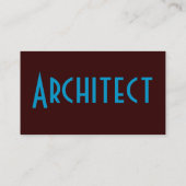Carte De Visite Architecte Blue Sandstone (Dos)