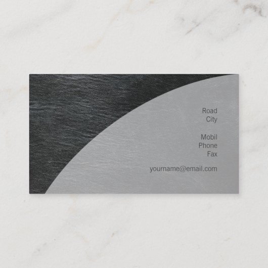 Carte De Visite Architecte | chic (Dos)