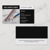 Carte De Visite Architecte | Concepts d'architecture (Devant / Derrière)
