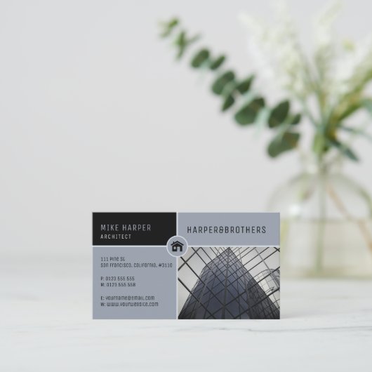 Carte De Visite Architecte | Concepts d'architecture (Debout devant)