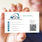 Carte De Visite Architecte, Constructeur, Réalisateur, Constructio