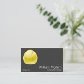 Carte De Visite Architecte de construction Casquette moderne (Debout devant)