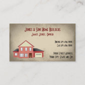 Carte de visite Architecte de contacteur de constr (Devant)