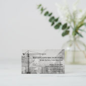 Carte de visite architecte de Contrat de construct (Debout devant)