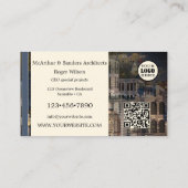 Carte De Visite Architecte de design urbain Abstrait (Dos)
