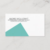 Carte De Visite Architecte de formes géométriques modernes Abstrai (Dos)