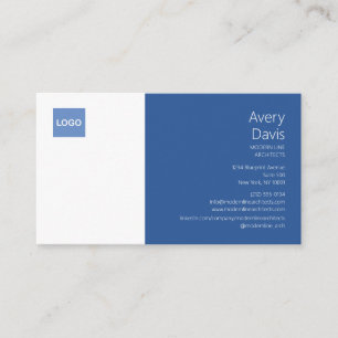 Carte De Visite Architecte de logo minimaliste