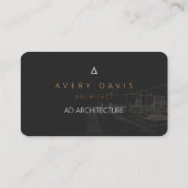 Carte De Visite Architecte de Penthouse de Luxe (Dos)