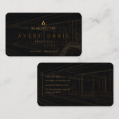 Carte De Visite Architecte de Penthouse Luxueux (Devant / Derrière)