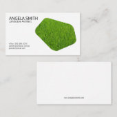 Carte De Visite Architecte du paysage de l'herbe (Devant / Derrière)