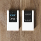 Carte De Visite Architecte élégant minimaliste