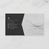 Carte De Visite Architecte futuriste paramétrique moderne (Dos)