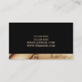 Carte De Visite Architecte Ingénierie ContractantConstruction (Dos)