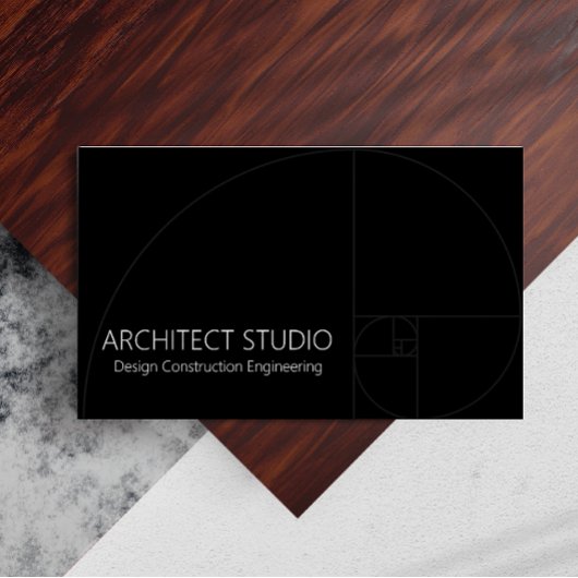 Carte De Visite Architecte Instagram Suivez-Nous Noir Et Blanc