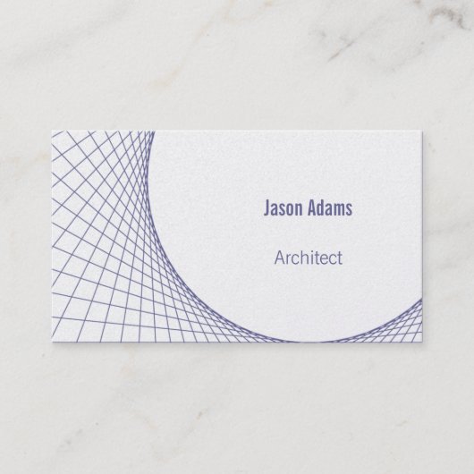 Carte De Visite Architecte | Moderne (Devant)