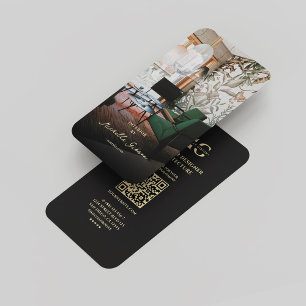 Carte De Visite Architecte Moderne Concepteur Intérieur Monogramme