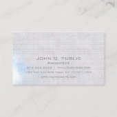 Carte De Visite Architecte moderne élégant professionnel (Dos)