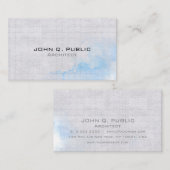 Carte De Visite Architecte moderne élégant professionnel (Devant / Derrière)