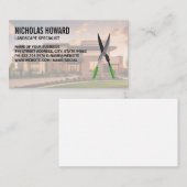 Carte De Visite Architecte paysager | Clippers de couverture (Devant / Derrière)