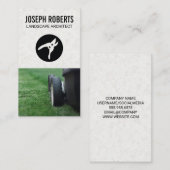 Carte De Visite Architecte paysager | Déclencheurs | tondeuse (Devant / Derrière)