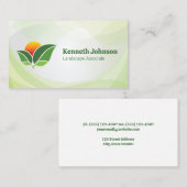 Carte De Visite Architecte paysager | Jardinage (Devant / Derrière)