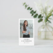 Carte De Visite Architecte - Photo professionnelle (Debout devant)