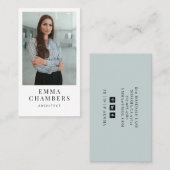 Carte De Visite Architecte - Photo professionnelle (Devant / Derrière)