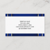 Carte De Visite Architecte | Plan directeur du logement (Dos)