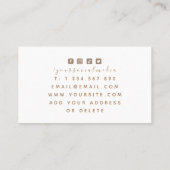 Carte De Visite Architecte professionnel du bâtiment résidentiel d (Dos)