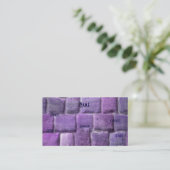 Carte De Visite Architecte Purple Sandstone (Debout devant)