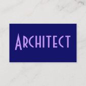 Carte De Visite Architecte Purple Sandstone (Dos)