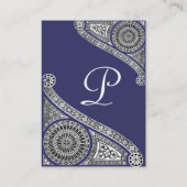 CARTE DE VISITE ARCHITECTE RENAISSANCE, MONOGRAMME ARCHITECTURE 4  (Dos)