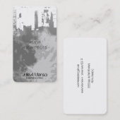 Carte De Visite Architecte Upside Downtown Moonscape (Devant / Derrière)