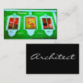 Carte De Visite Architecte Windows III (Devant / Derrière)