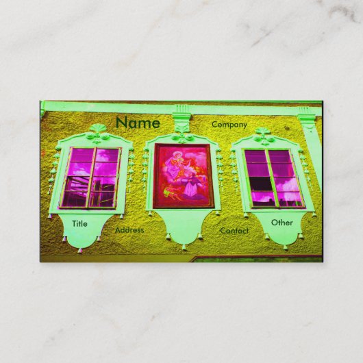 Carte De Visite Architecte Windows IV (Devant)