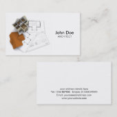 Carte De Visite Architectes/carte d'entreprise de construction (Devant / Derrière)