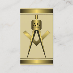 Carte de visite architectural de boussole