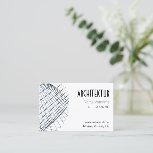Carte De Visite architecture (Debout devant)
