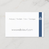 Carte De Visite architecture (Dos)