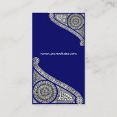 Carte De Visite Architecture ARCHITECTURE RENAISSANCE, Bleu, Blanc (Dos)