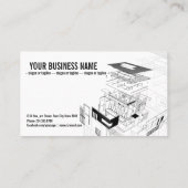 Carte De Visite Architecture arrière - plan 001 (Dos)