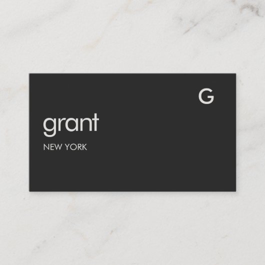 Carte De Visite Architecture Black QR Code (Devant)