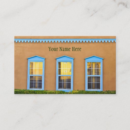 Carte De Visite Architecture d'Adobe (Devant)