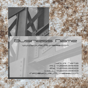 Carte De Visite Architecture de gratte-ciel de construction en aci