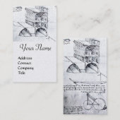 CARTE DE VISITE ARCHITECTURE DE LA RENAISSANCE,ARCHITECTE,INGÉNIEU (Devant / Derrière)