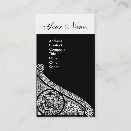 Carte De Visite ARCHITECTURE DE RENAISSANCE, Architecture, Noir et (Devant)