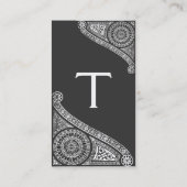 Carte De Visite ARCHITECTURE DE RENAISSANCE / Monogramme d'archite (Dos)